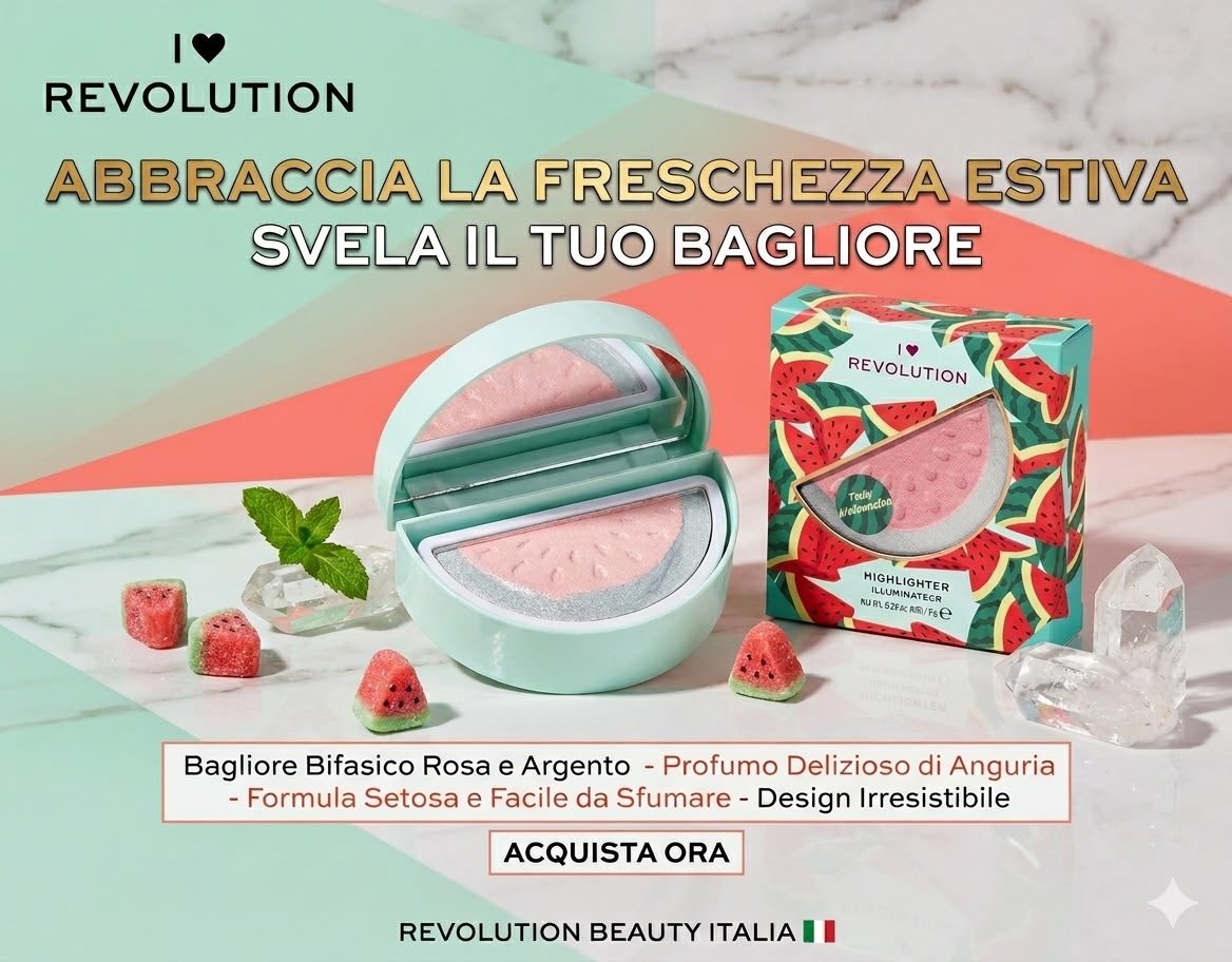 I Heart Revolution – Watermelon Dreams Blush & Highlighter Quad